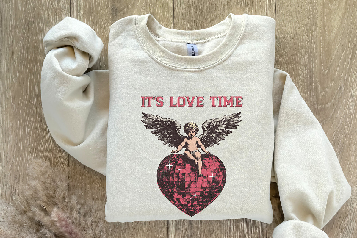 It's Love Time png, Valentine's Day, an Illustration by SharpMarketplace (Photo 8 of 9)