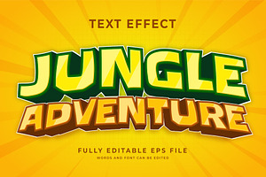 Jungle Adventure Text Effect | EPS, a Layer Style Add-On by padilah_a