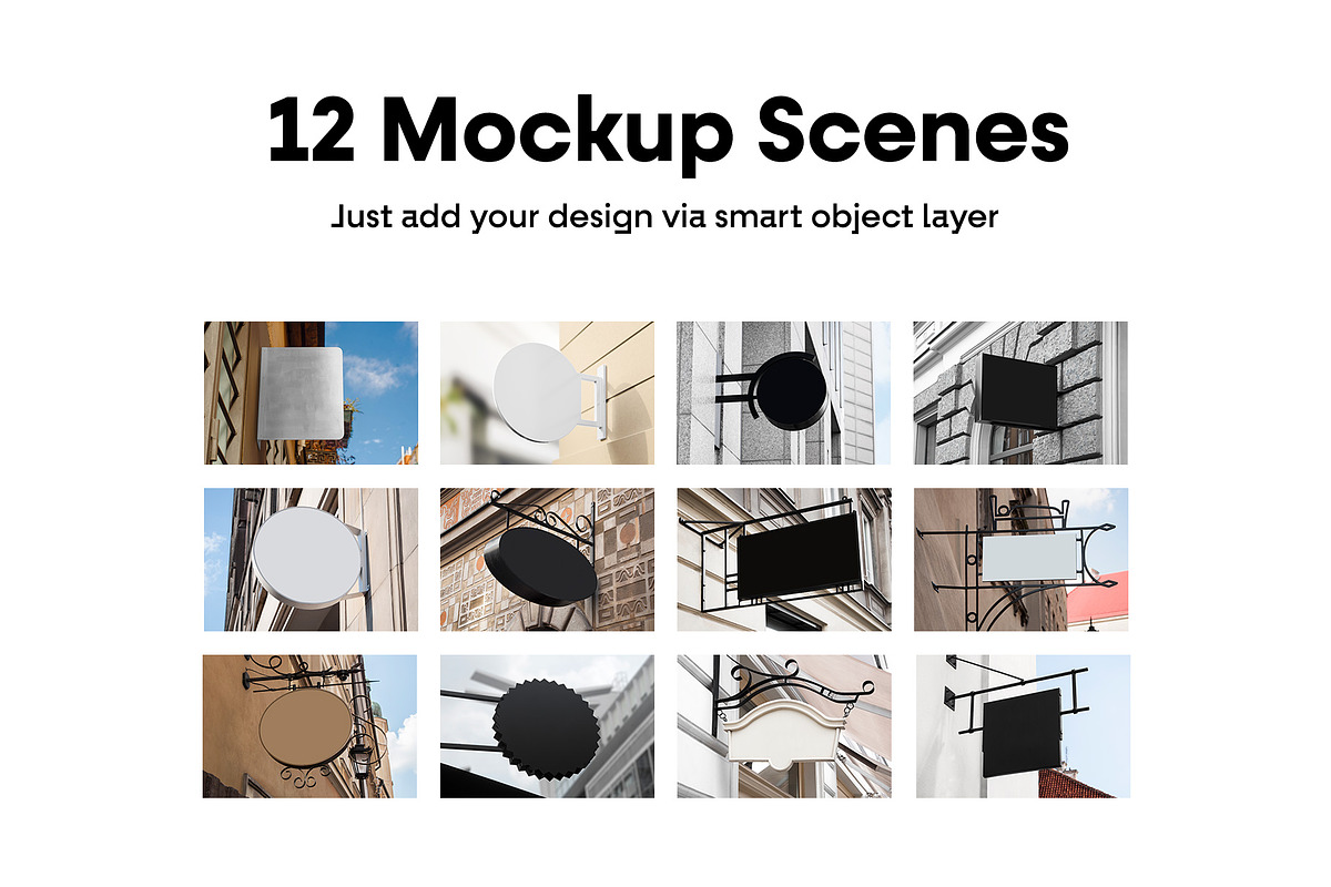 Outdoor Signage Mockups, an Advertising Mockup by MockupForest (Photo 2 of 6)