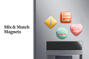 Fridge Magnet Mockups, a Product Mockup by rebrandy (Thumbnail 5 of 11)