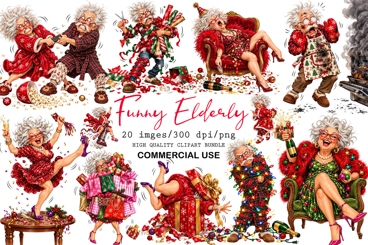 Funny Elderly PNG, a Person Illustration by fashionaddict (Photo 1 of 11)