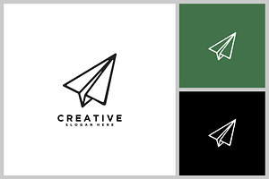 Paper Airplane Icon vector, a Finance Illustration by quadrazo