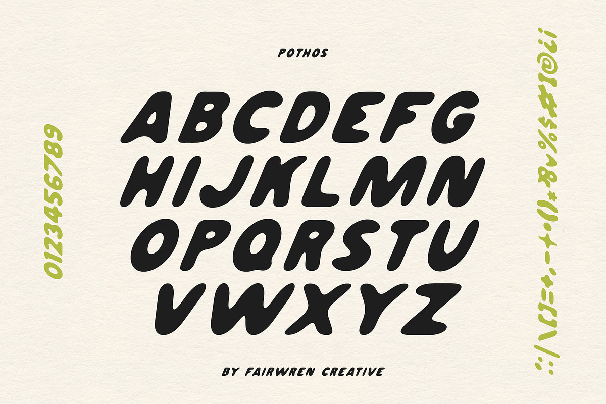 Pothos Fonts, a Sans Serif Font by Fairwren Creative (Photo 2 of 8)