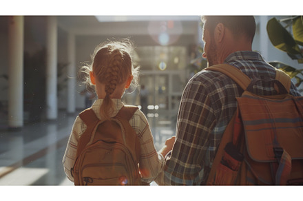 An elementary school girl leads her, a Person Photo by ZinetroN