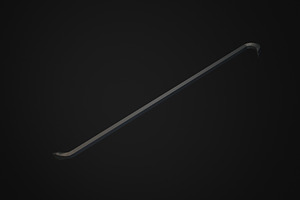 Low Poly Long Crowbar