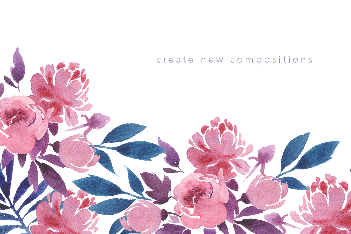 Purple Bliss Design Set, an Illustration by purple_swarm (Photo 2 of 5)