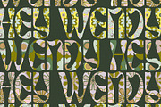 60s Vector Floral Patterns, a Pattern Graphic by angelainthefields (Thumbnail 2 of 10)