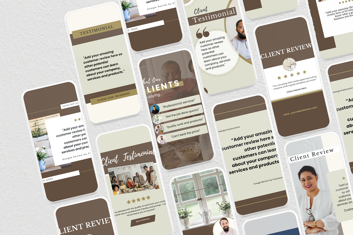 Instagram Reviews Templates, a Social Media Template by gooddogcreativeco (Photo 6 of 9)
