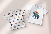 Frogs and toads seamless patterns, a Pattern Graphic by PaperTrident (Thumbnail 6 of 8)