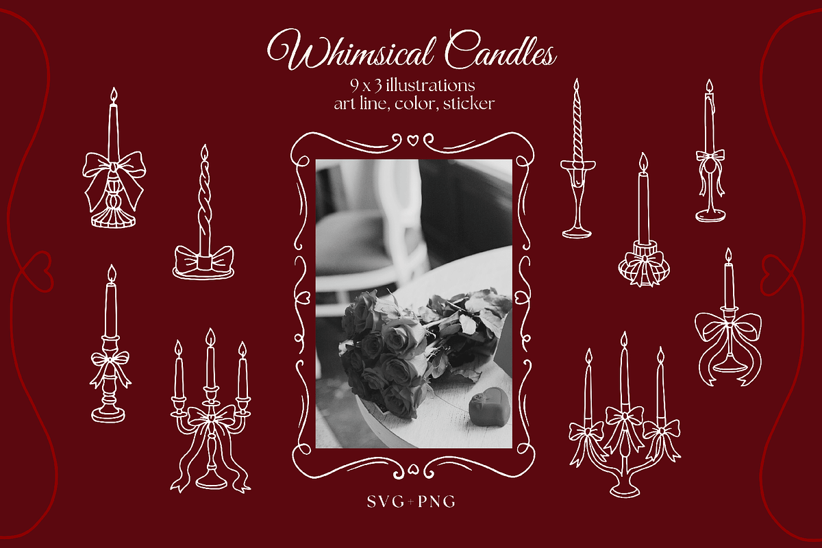 Whimsical Cupid Collection, a Decorative Illustration by InstaDesignPro (Photo 8 of 12)
