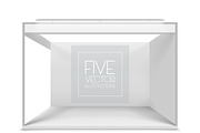 Blank white trade stands, an Object Illustration by majcot (Thumbnail 1 of 6)