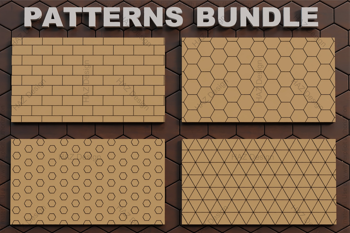 Laser Cut Patterns SVG 402, a Graphic by AtacanDigital (Photo 1 of 6)