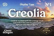 Creolia Typeface, a Serif Font by Dopestype (Thumbnail 1 of 12)
