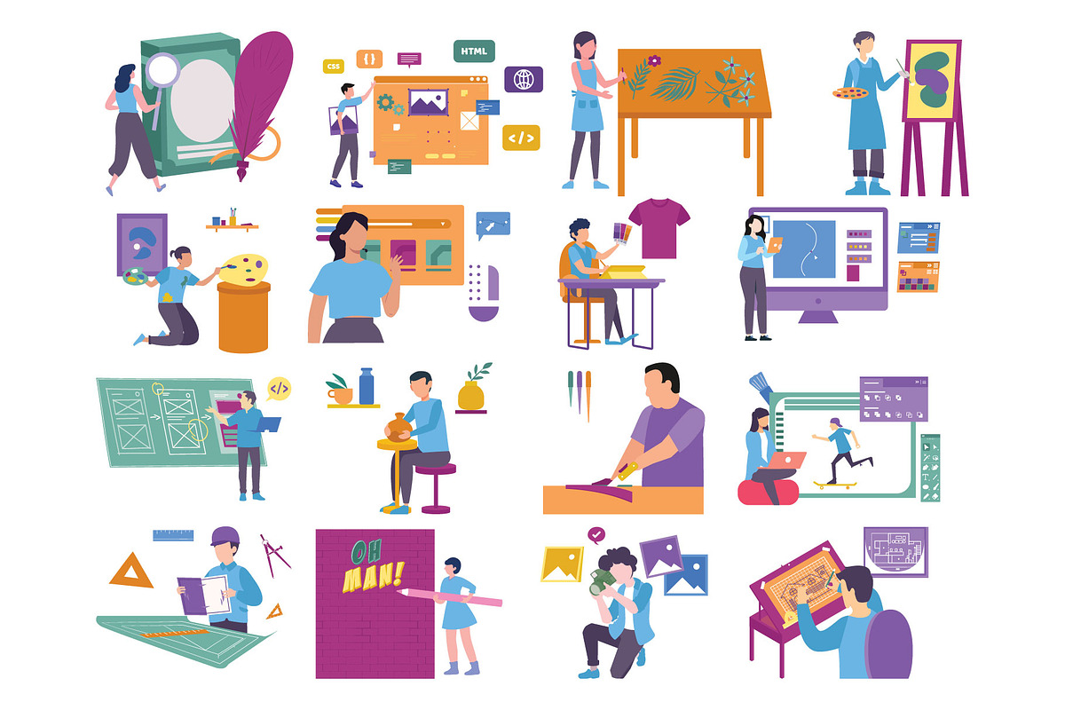 50+ Creative Design Illustrations, an Illustration by Vector Portal (Photo 5 of 6)