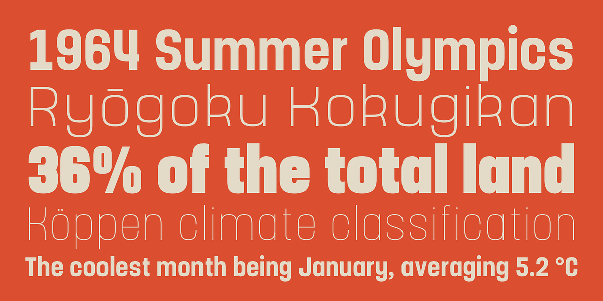 Yoshida Sans, a Sans Serif Font by TypeUnion (Photo 5 of 10)