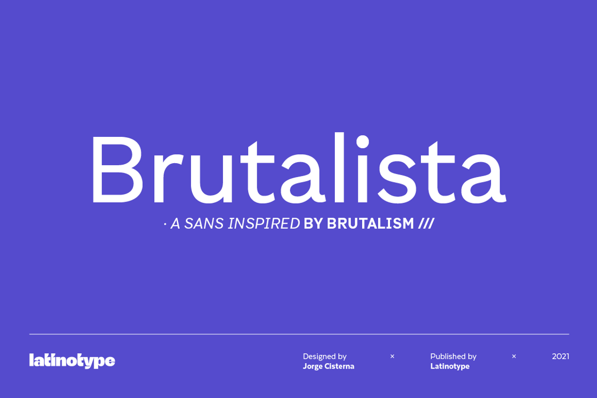 Brutalista - Family 50% off, a Blackletter Font by Latinotype (Photo 1 of 15)