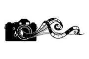 Vintage Camera Film Silhouette, an Object Illustration by yasushie (Thumbnail 8 of 31)