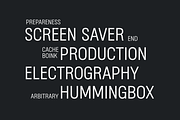 Gibstone; 16 Condensed Sans Fonts, a Sans Serif Font by Eko Bimantara (Thumbnail 6 of 12)