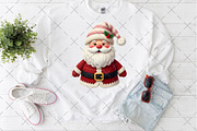 Crochet Christmas Faux Yarn Santa, an Illustration by Craft Nest (Thumbnail 4 of 6)