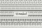 50 Hand Drawn Brushes, part 2 - AI, a Brush Add-On by Andrea De Oliveira (Thumbnail 7 of 7)