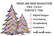 Iridescent Christmas Tree Clipart, an Illustration by OK Design (Thumbnail 5 of 6)
