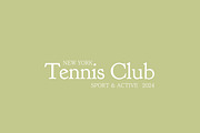 Tennis Club Sport Logo, a Branding & Logo Template by RedRiver Studio (Thumbnail 2 of 12)
