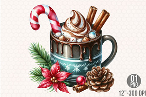 Cozy Christmas PNG, an Illustration by Designking