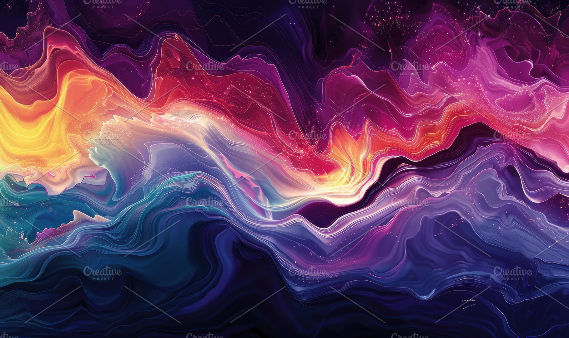 Wave design in a digital format, whe, a Photo by LOGOCREATIVE