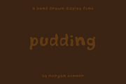 Pudding Display Font, a Handwritten Font by Morgan Conner (Thumbnail 3 of 3)