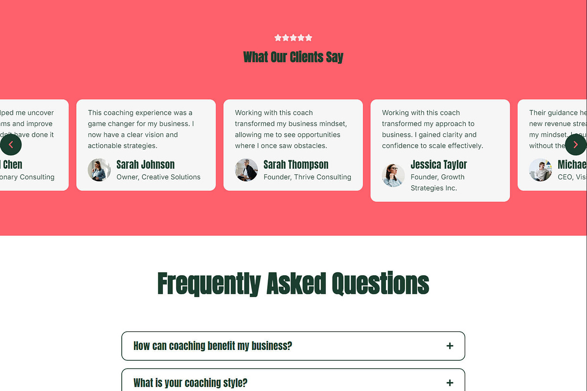 Business Coach Elementor Olyvia, a WordPress Template by OKThemes Studio (Photo 18 of 26)