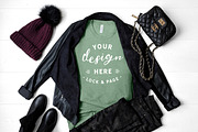T-Shirt Mockup Bundle Bella Canvas, a Shirt Mockup by lock and page (Thumbnail 47 of 71)