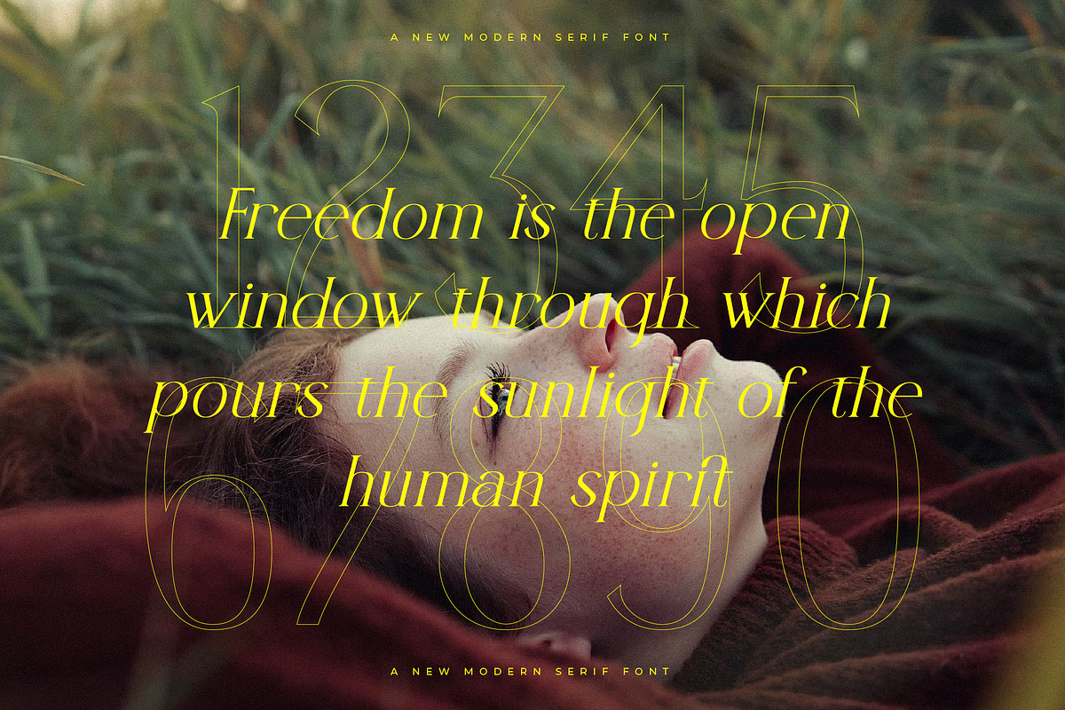 Herits Modern Serif Font, a Serif Font by AmorfaType (Photo 4 of 10)