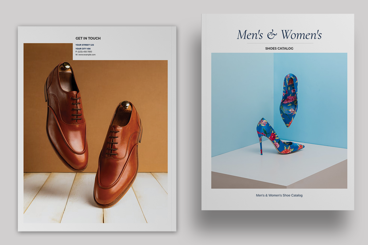 Shoe Store Catalog Layout