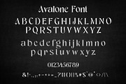 Avalone - Luxury Fantasy Typeface, a Serif Font by OWPictures (Thumbnail 9 of 10)