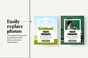 Green Charity Instagram Templates, a Social Media Template by InkBlue Templates (Thumbnail 6 of 10)