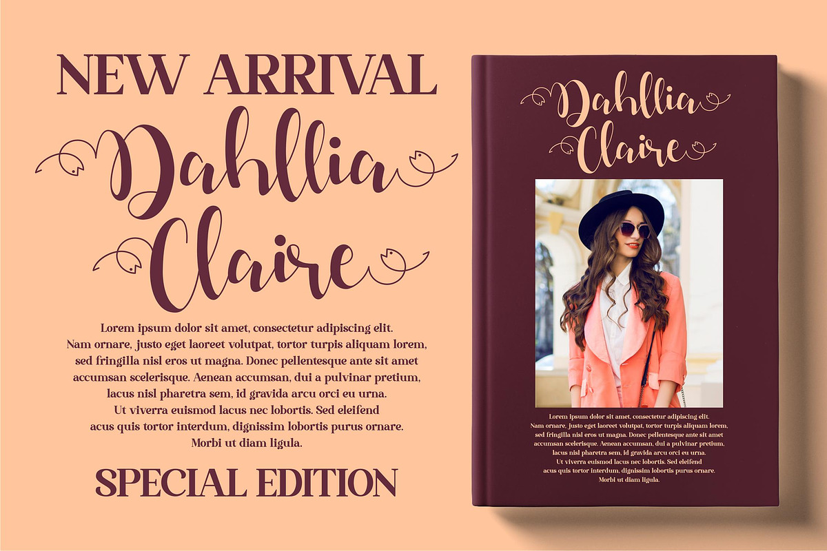 Dahllia Claire Script LS, a Script Font by GranzCreative (Photo 13 of 20)
