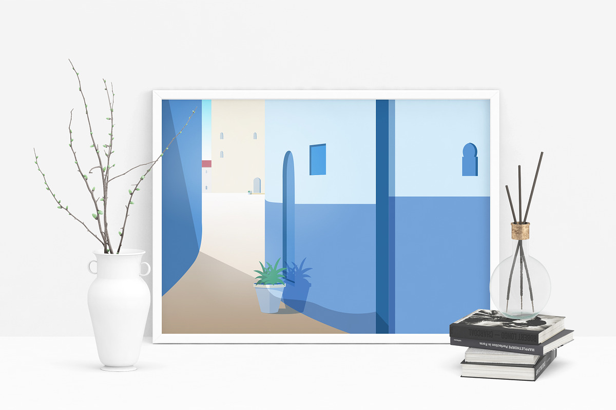 Morocco landscapes, architecture set, a Decorative Illustration by Good Studio (Photo 2 of 4)
