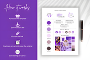 Brand Board Canva Template, Branding, a Marketing Template by Ink Gallery (Thumbnail 5 of 5)