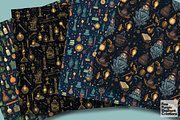 Wizard School | Magic Witch Potion, a Pattern Graphic by Fine Purple Elephant (Thumbnail 4 of 5)