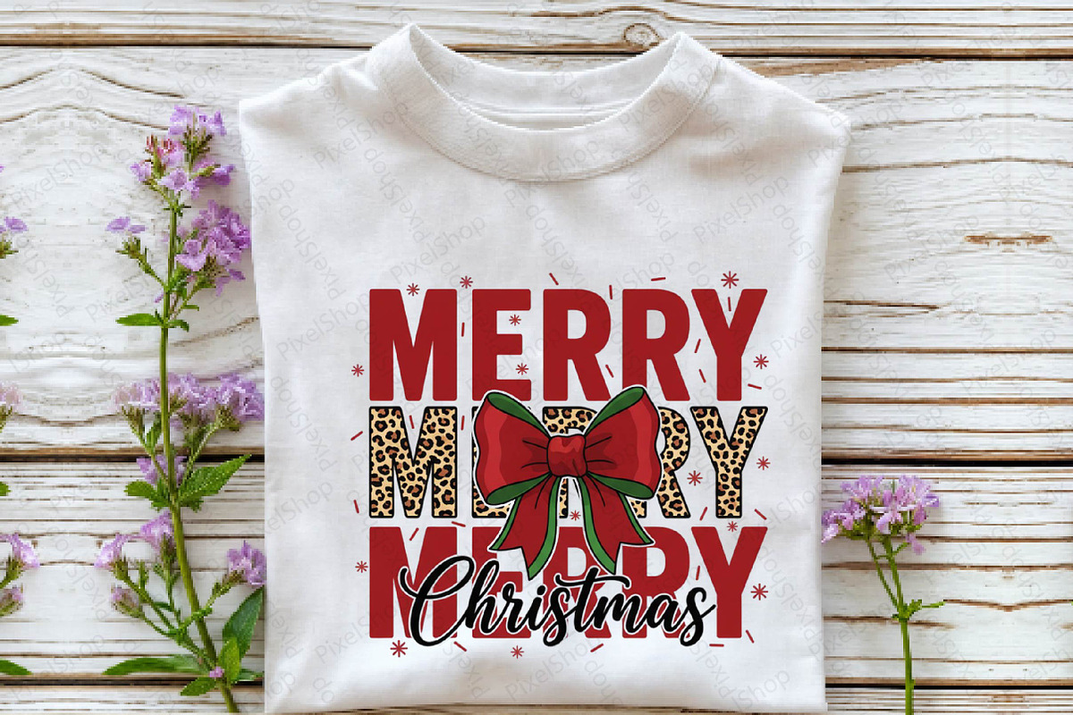 Merry Christmas Png Sublimation Desi, an Illustration by DreamPrint404 (Photo 3 of 7)