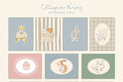 Animals Nursery Wall Art Prints, a Background Graphic by whiteheartdesign (Thumbnail 7 of 17)