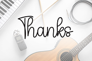 Music | Script Font, a Handwritten Font by Scratchones (Thumbnail 9 of 9)
