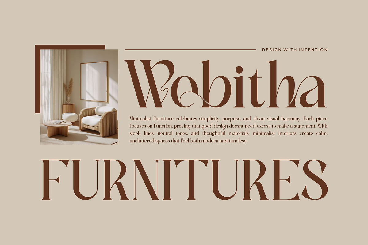 Amesya || Modern Minimalist Serif, a Serif Font by Ermedia Studio (Photo 6 of 10)