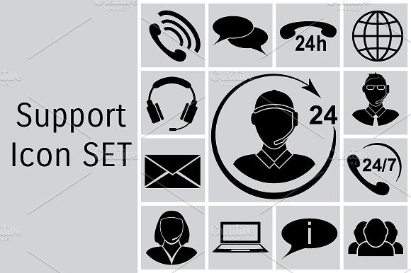 Support Icon Set