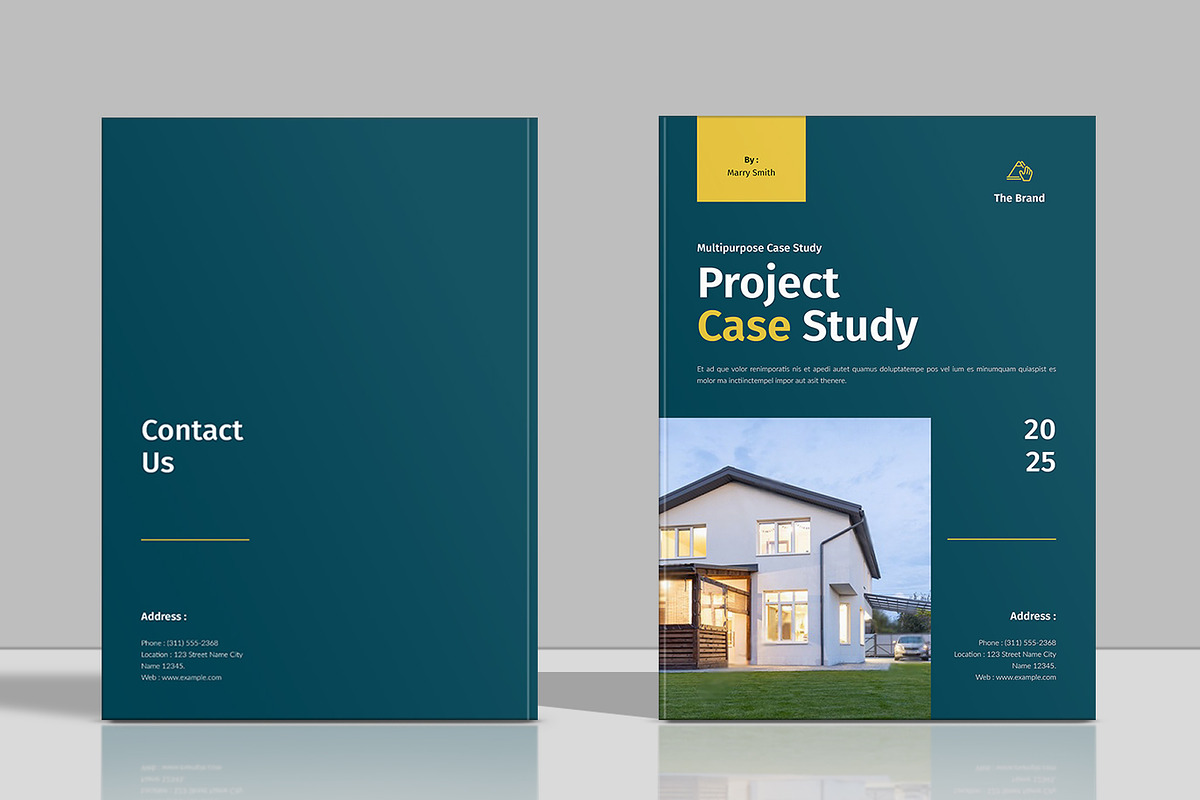 Architecture Case Study Brochure, a Brochure Template by Spark_Creative (Photo 11 of 16)
