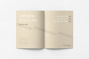 Open Brochure Mockup Template, an Advertising Mockup by graphypix
