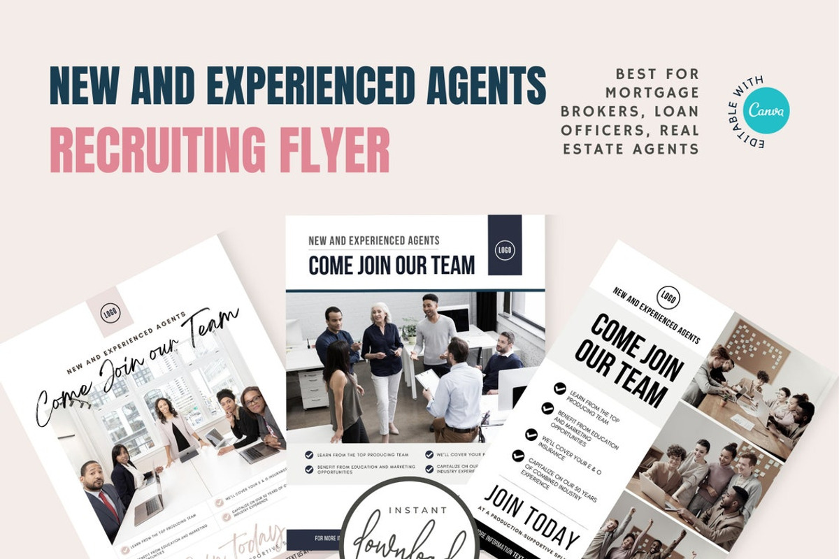 Real Estate Recruiting Flyer - CANVA, a Flyer Template by RealEstateDreams (Photo 7 of 8)