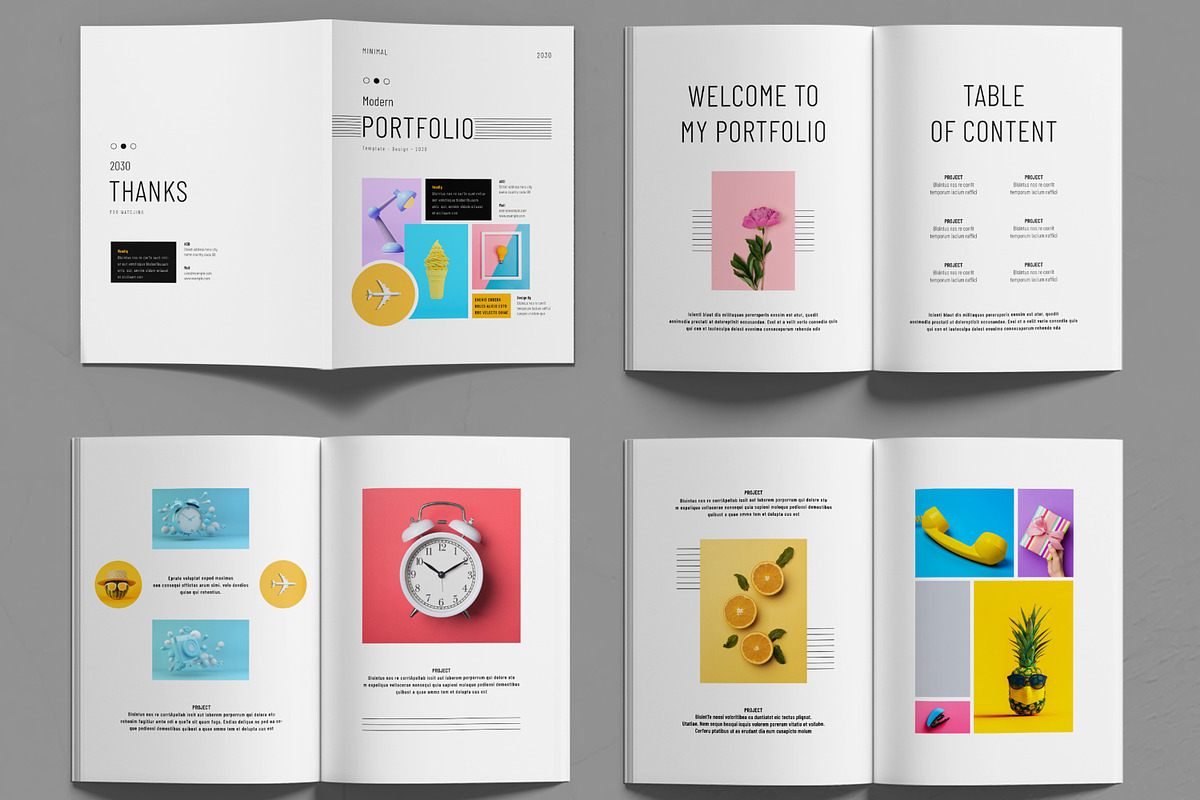 Portfolio Layout, a Magazine Template by MightyDesign (Photo 2 of 6)
