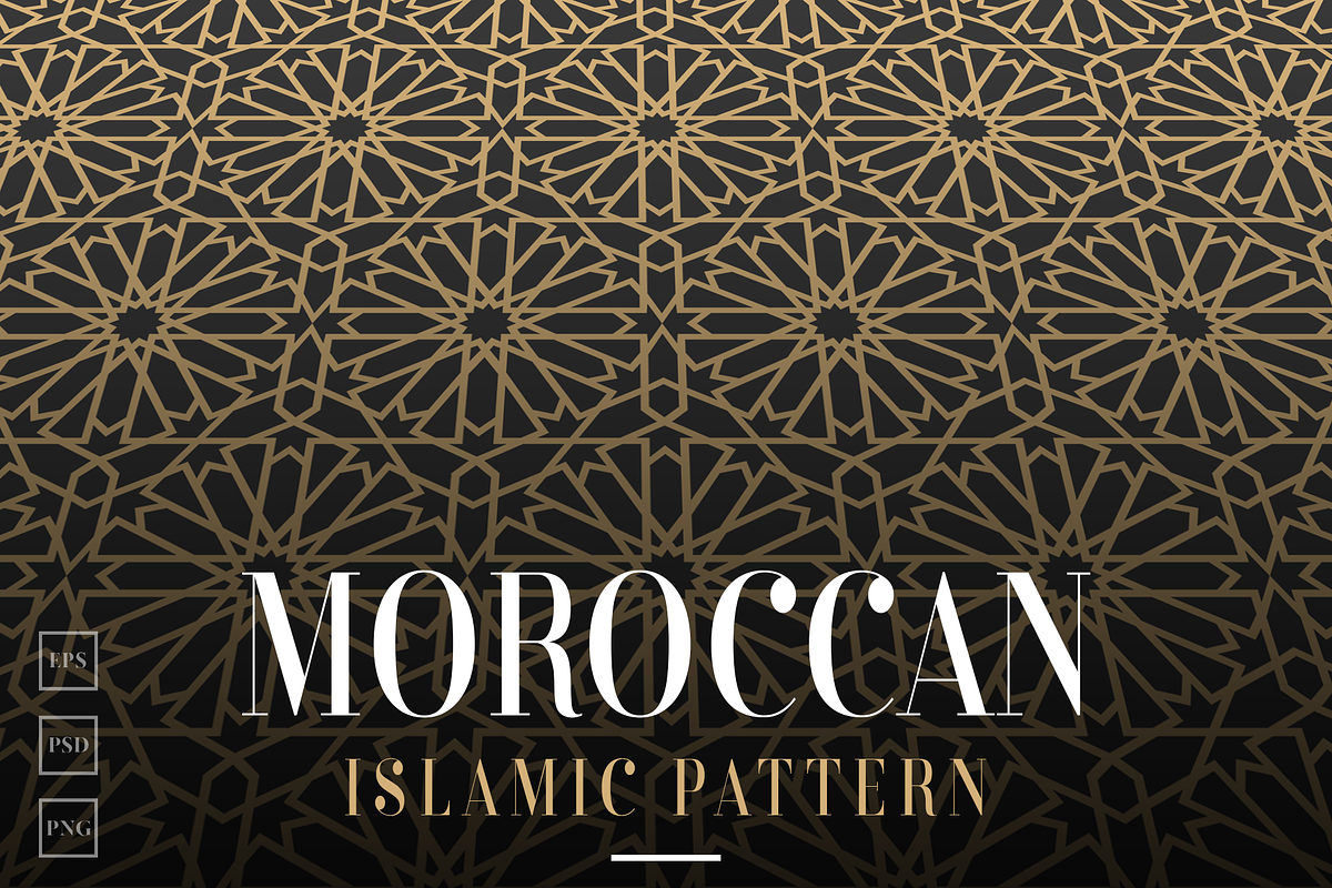 7 Moroccan Islamic Patterns, a Pattern Graphic by Soufone (Photo 1 of 8)