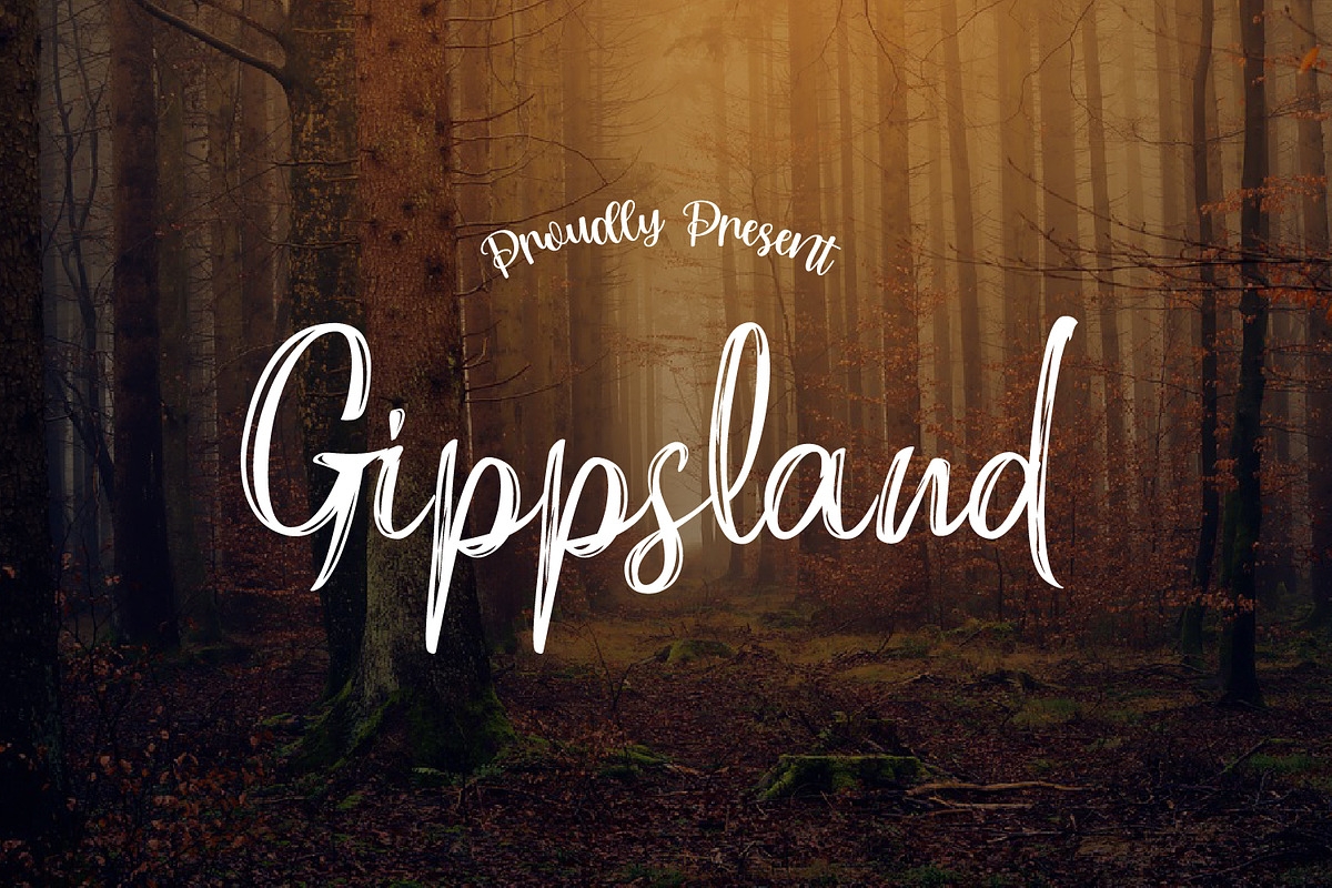 Gippsland Brush Font, a Handwritten Font by adelaide (Photo 1 of 4)